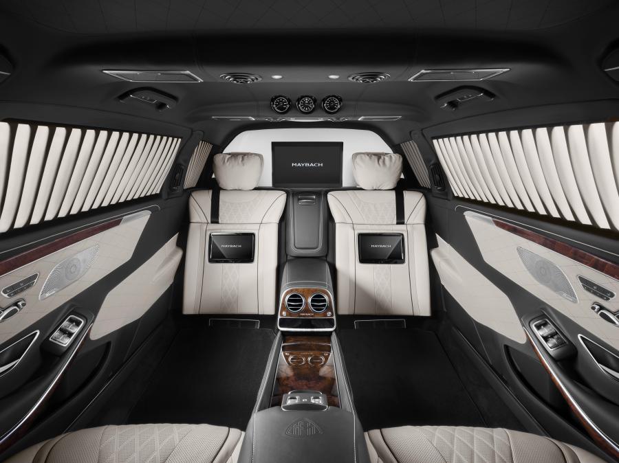 Интерьер Mercedes-Maybach Pullman S600 Guard 2016 года  (фото 4 из 5)